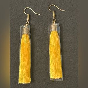 Gold Tassel Earrings